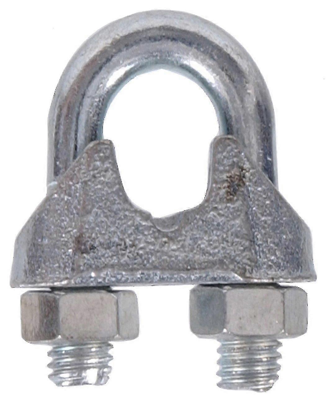 2025 Hardware Essentials Wire Rope Clip 3/8', Zinc Finish, 25Pack