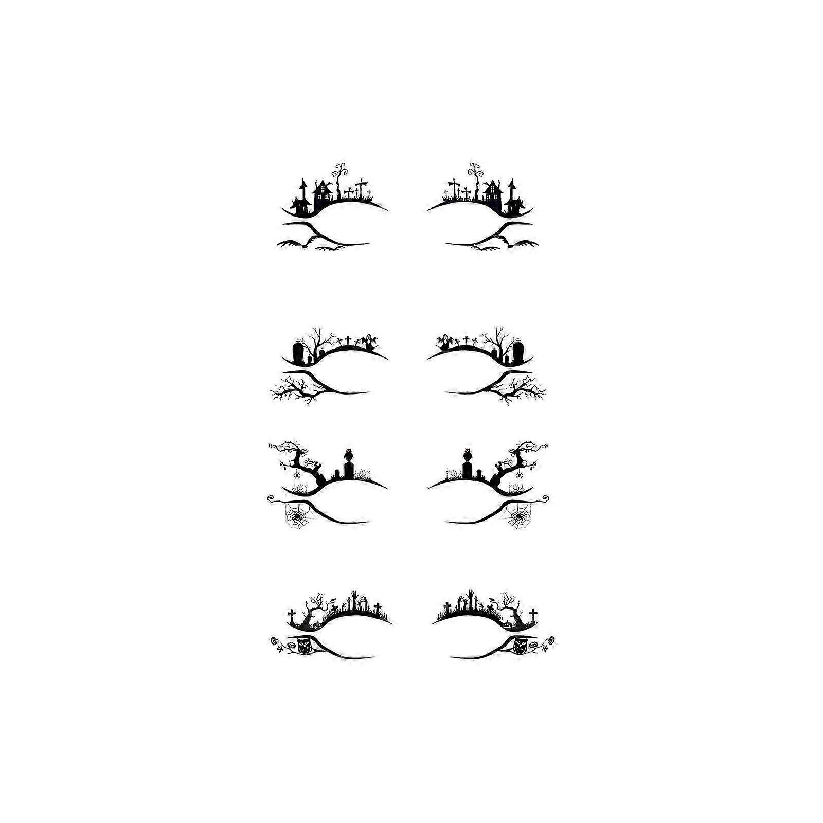 Halloween Eyeliner Stickers - Spooky Bat