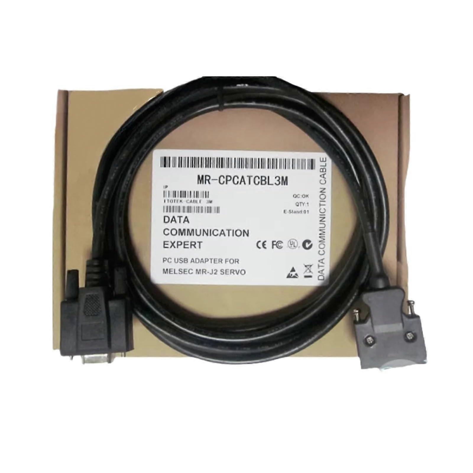 Servo Drive Cable for Mitsubishi MRCPCATCBL3M MRJ2SA PLC Programming 3M Speed Connection