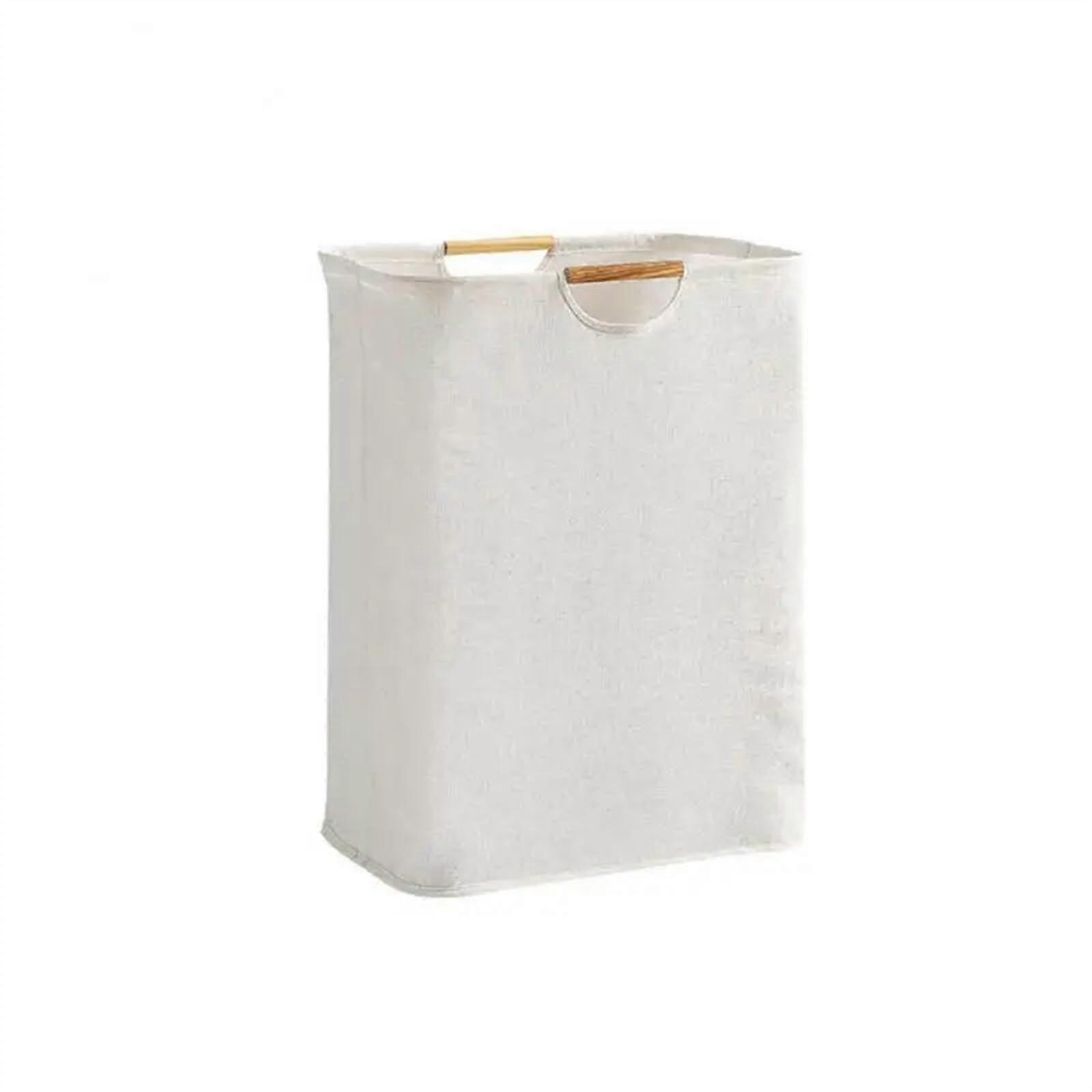 Waterproof Foldable Laundry Basket with Inner Liner for Dirty Clothes Storage Organizer