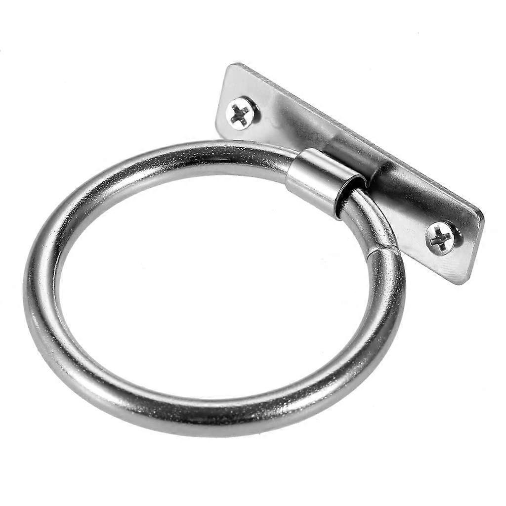 2pc Vintage Round Cabinet Knobs and Drawer Pulls Zinc Alloy Antique Design with Screws White