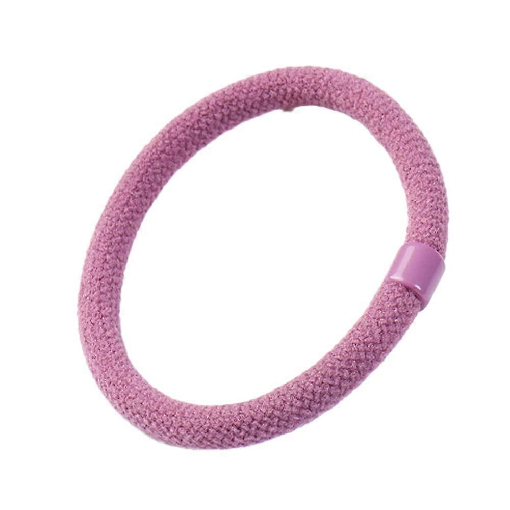 Black Hair Ties for Thick and Medium Hair, Durable Elastics with Secure Hold, 1 Pack