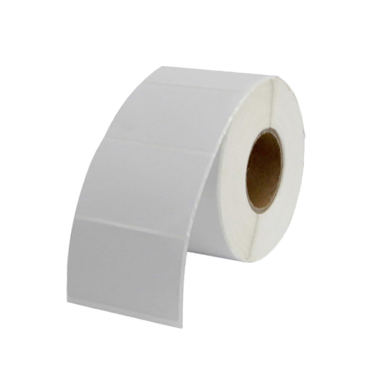 Thermal Printer Labels 1000pcs White Self Adhesive Barcode Sticker Rolls for  and Address