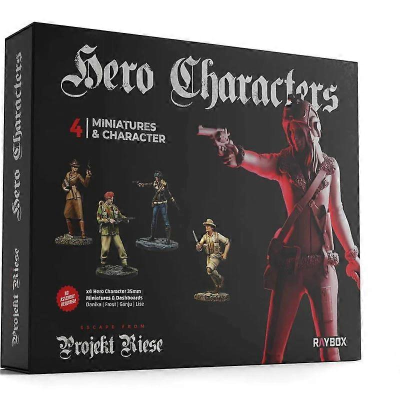 Escape from Projekt Riese Hero Characters Miniatures Set