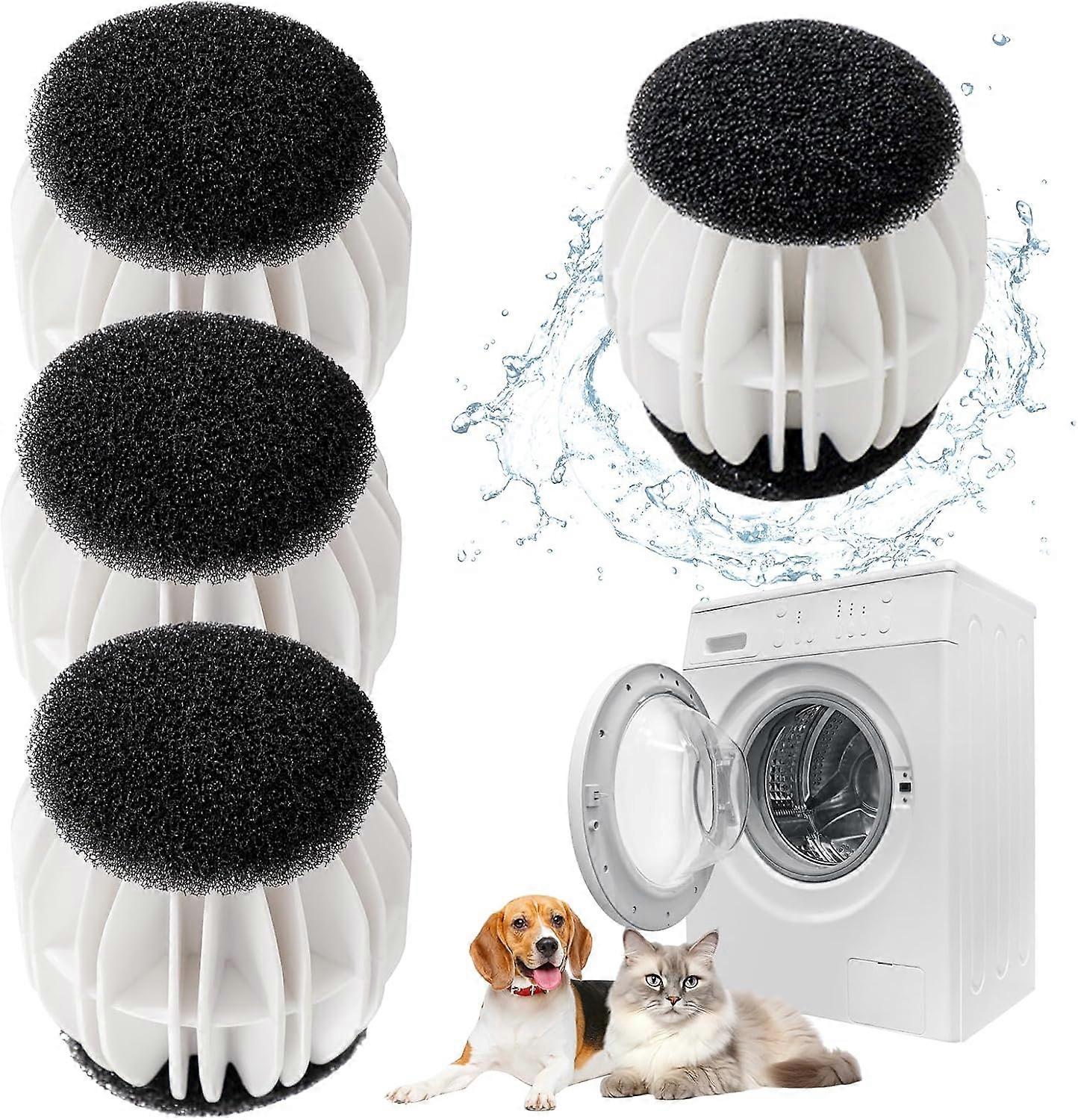 4 balles anti-peluches réutilisables