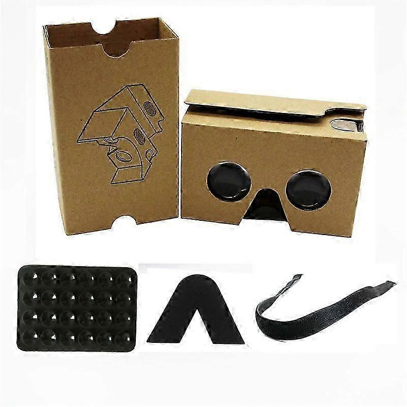 VR second generation cardboard new Google carton VR virtual reality 3D glasses helmet