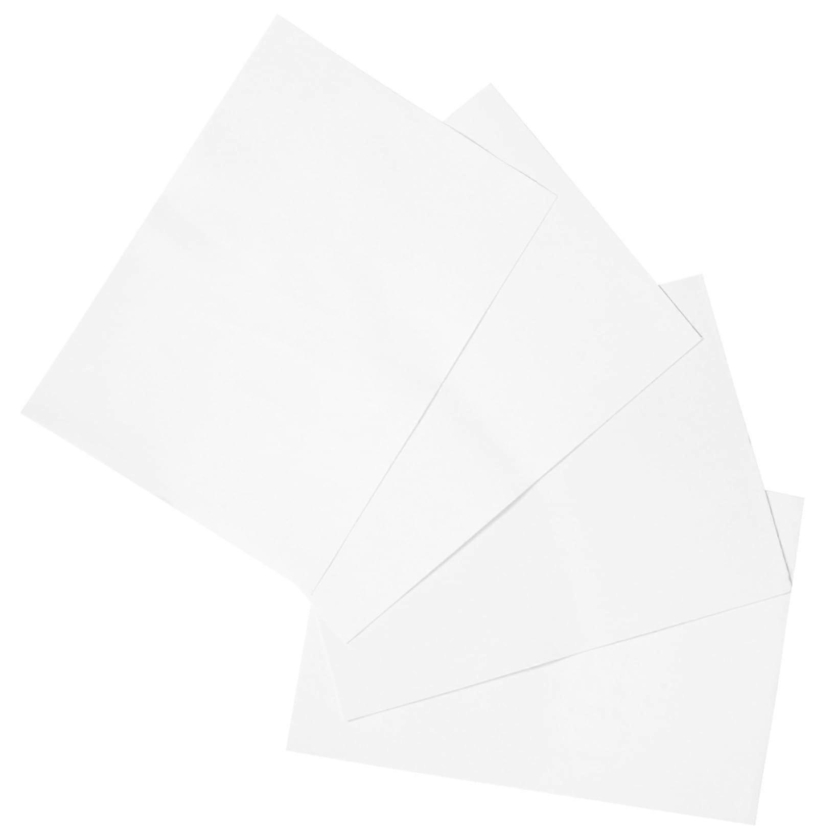 4pcs White EVA Foam Sheets Lightweight Smooth Surface for Cosplay Props DIY Craft and Model Making