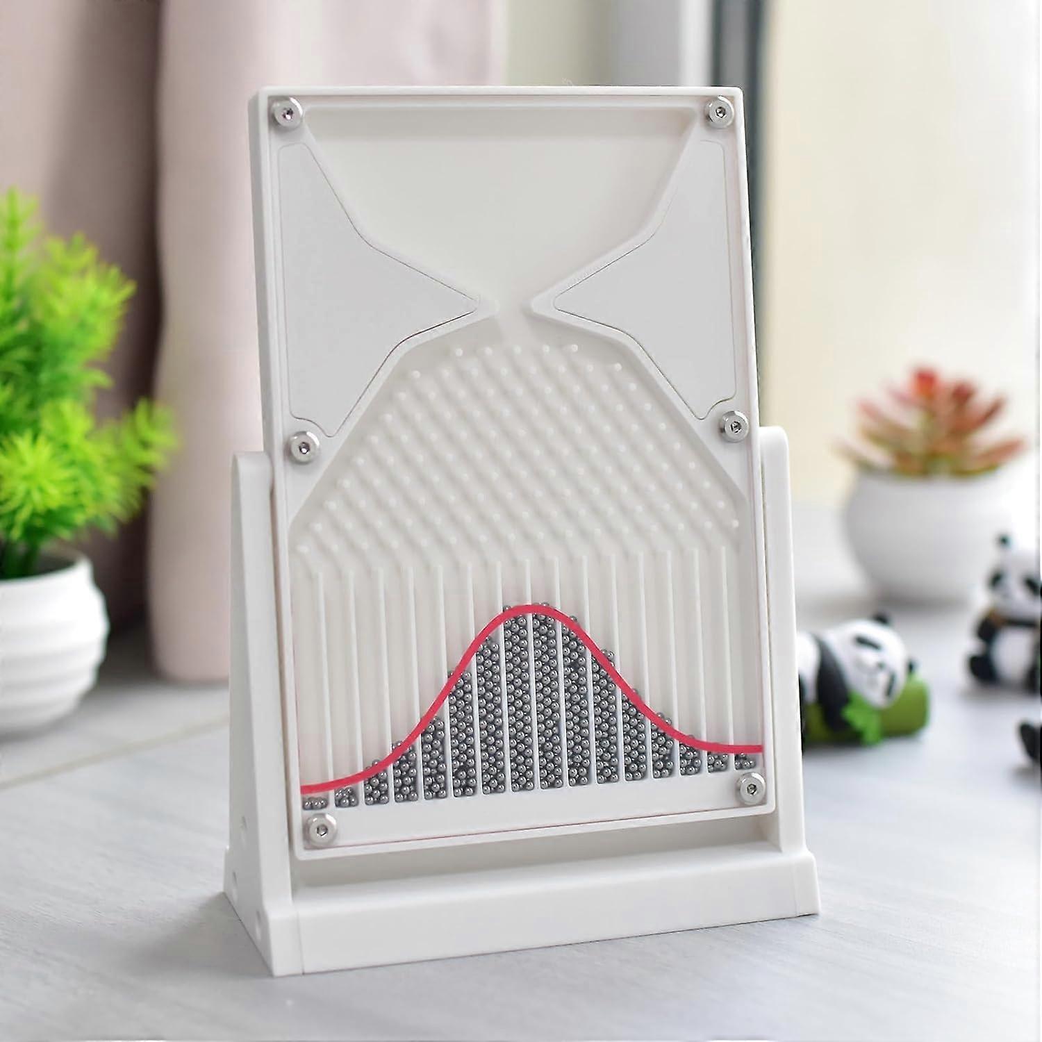 Mini Desk Galton Board Probability Demonstrator for Physics Education with Durable Clear Acrylic