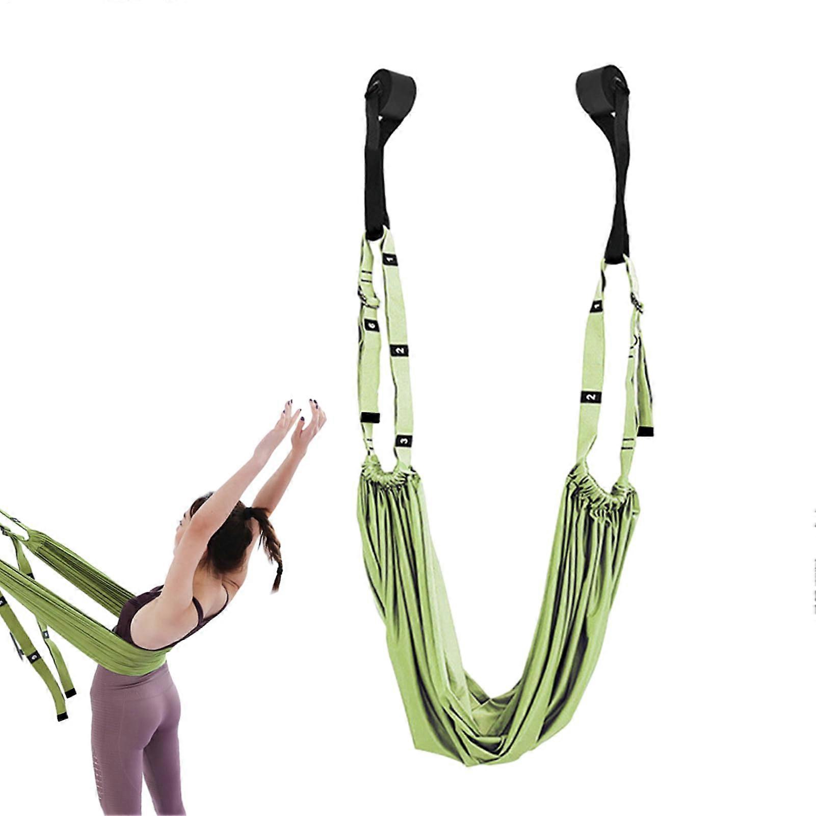Aerial Yoga Rope for Flexibility Training Backbend Assist Splits Trainer Green