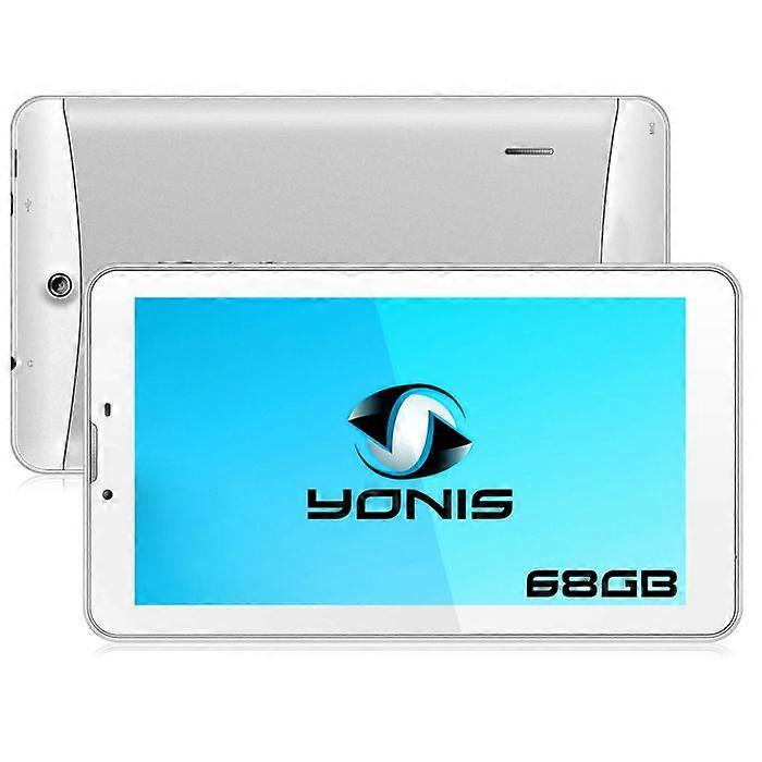 7 inch touchscreen digitale phablet Android Dual Sim Octa Core 68GB Wit YONIS