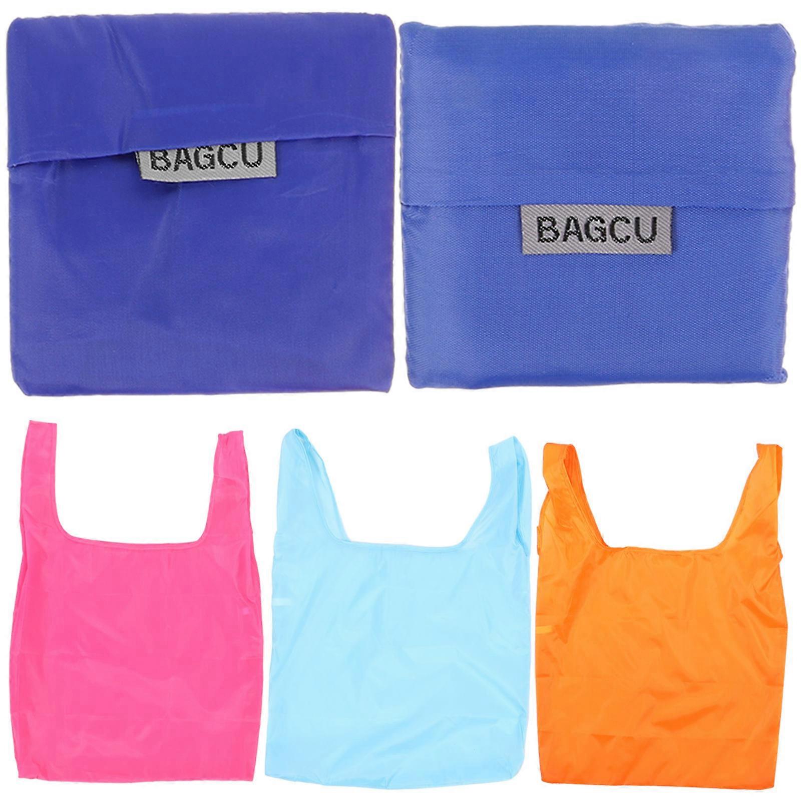 Handbag Foldable Square Tote for Shopping 10Pcs Assorted Color