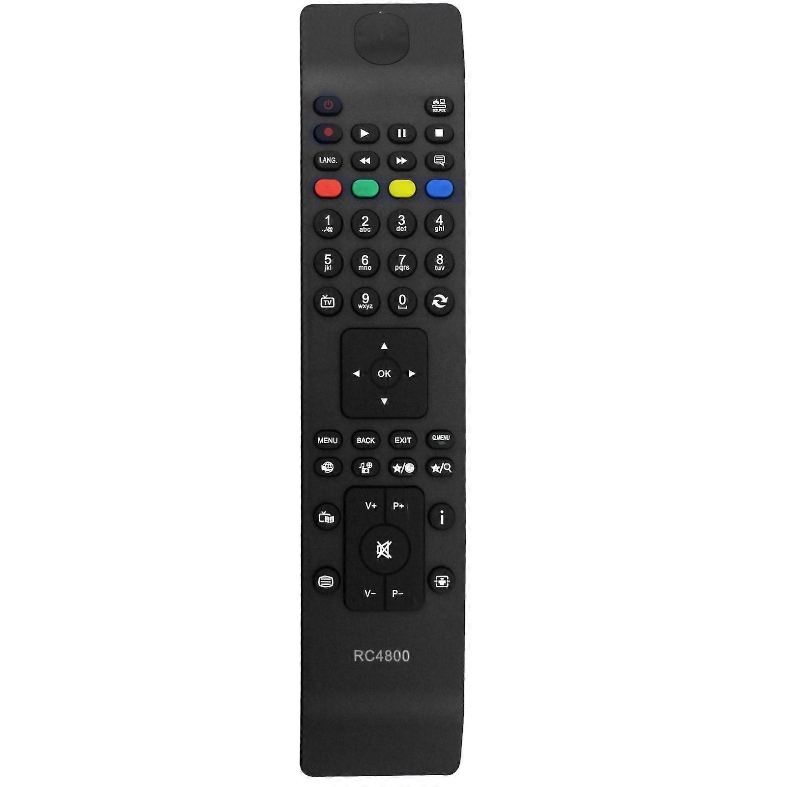 Replace RC4800 Remote Controller for Vestel TV Multi-Brand TV Remote