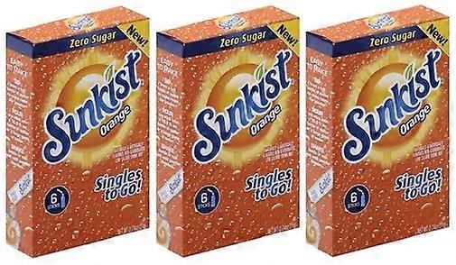 Sunkist Orange Singles Drink Mix 3 Pack