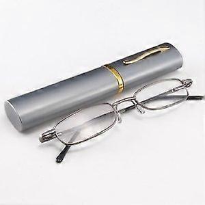 Reading Glasses +2.25 Strength with Protective Hard Case Assorted Frame Colors
