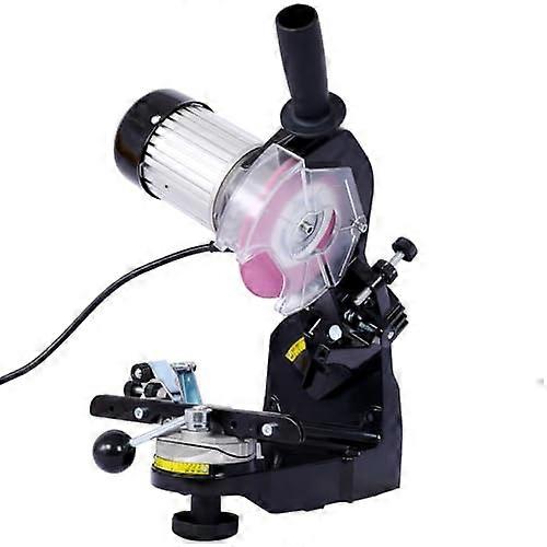 Professional Electric Chainsaw Sharpener 120V Bench Grinder MultiAngle Adjustable Black Finish