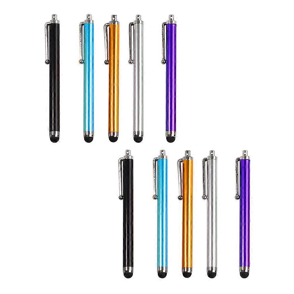 10pcs Stylus Pens Replaceable Fiber Tips Capacitive Stylus for Touch Screen