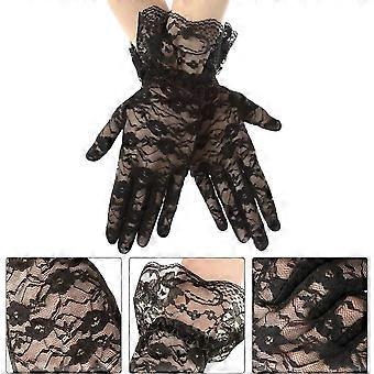 Guantes cortos de encaje para un estilo vintage