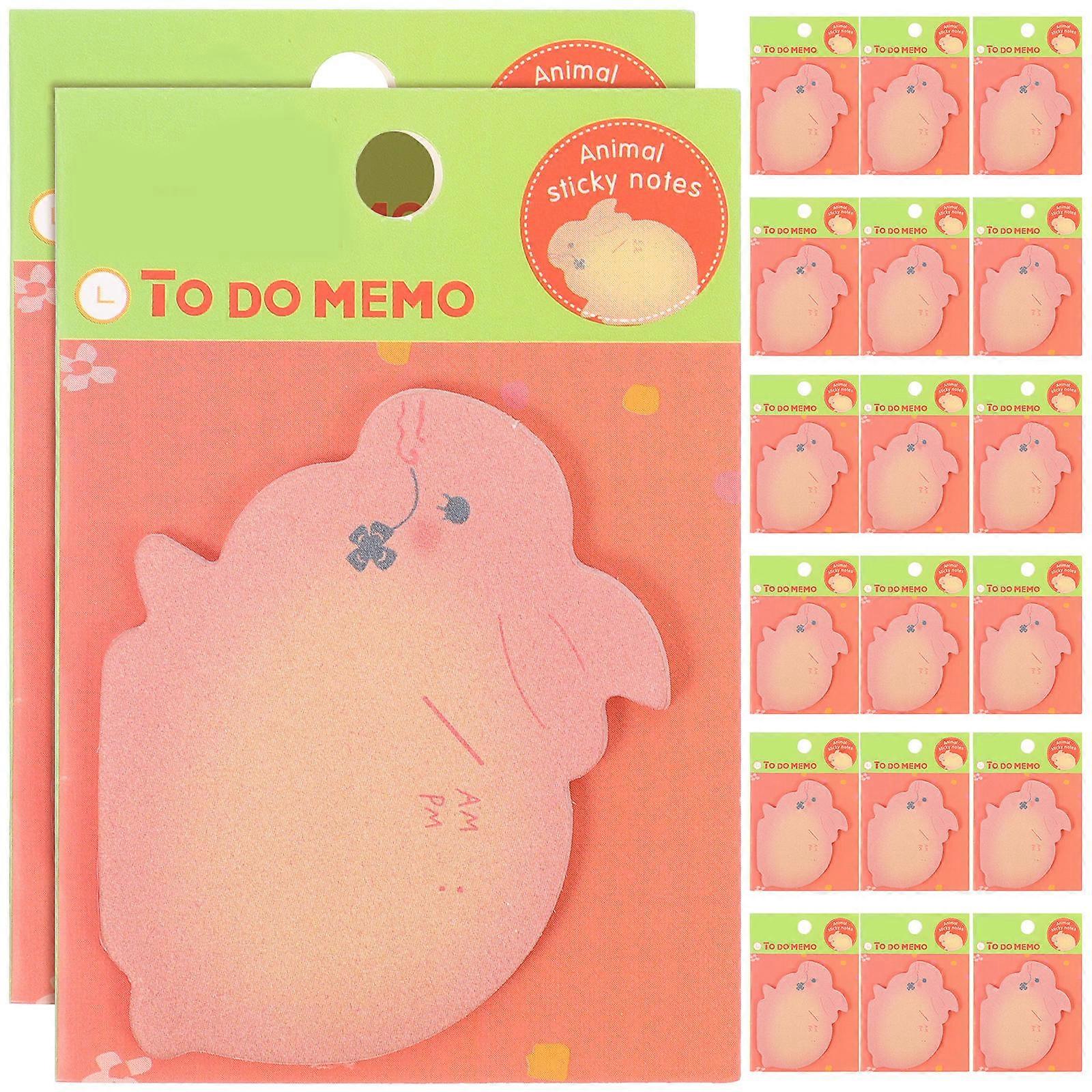 Cartoon Rabbit Memo Pads Multi-Function Note Stickers for Writing 60Pcs