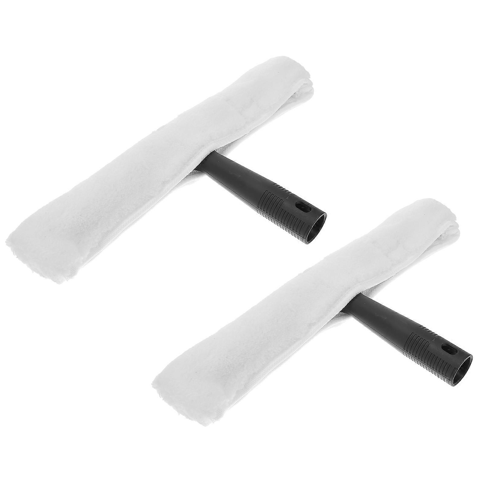 Window Cleaning Tool Plastic Squeegee for Cleanning 2Sets with Hanging Hole