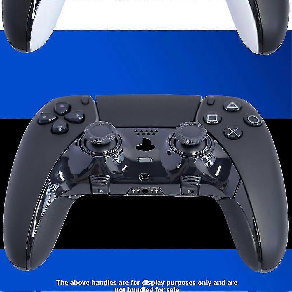 compatible with PS5 Edge Top Bottom Decorative Trim Shell Replacement Front Back Clip Shell compatible with PS5 Edge Wireless Controller