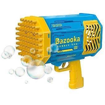 LED-bellenblaaspistool - SHOP-STORY - Bazooka-bellenblaaspistool - 69 spuitmondjes - Meerkleurige LED - Oplaadbare batterij