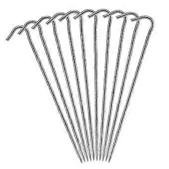 Titanium tentpinnen, 6/10 stuks (optioneel), 169 mm, 3 mm, 8 g per stuk. Lichtgewicht outdoor kampeerankers voor tenten, schuilplaatsen en luifels.