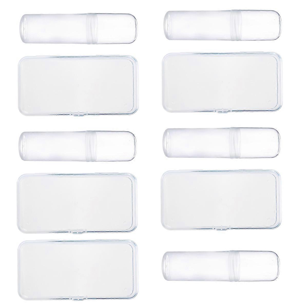 PP Material Toothbrush Storage Box for Convenient Home Use 10Pcs