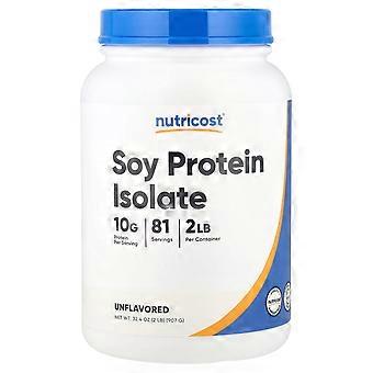 Nutricost, Proteína Isolada de Soja, Sem Sabor, 907 g (2 lb)
