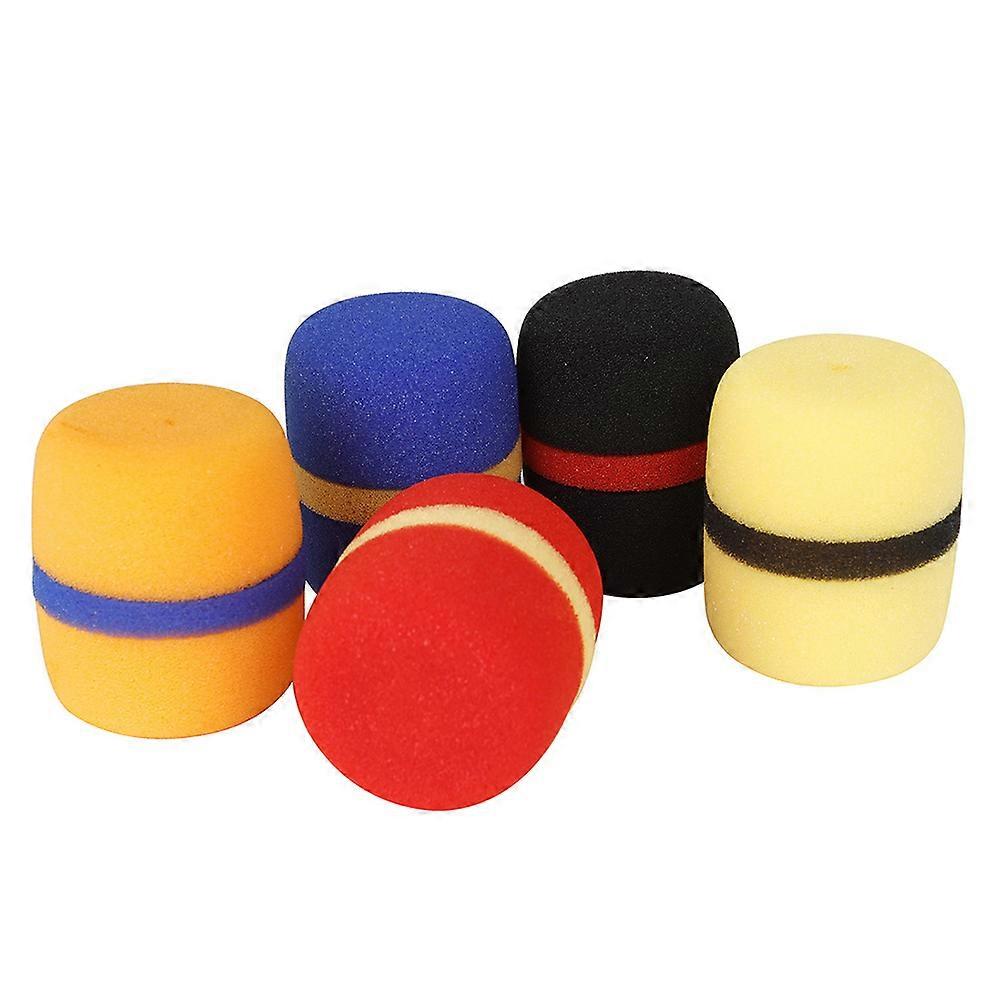 Assorted Color Windproof Microphone Protective Covers for Microphone 5Pcs