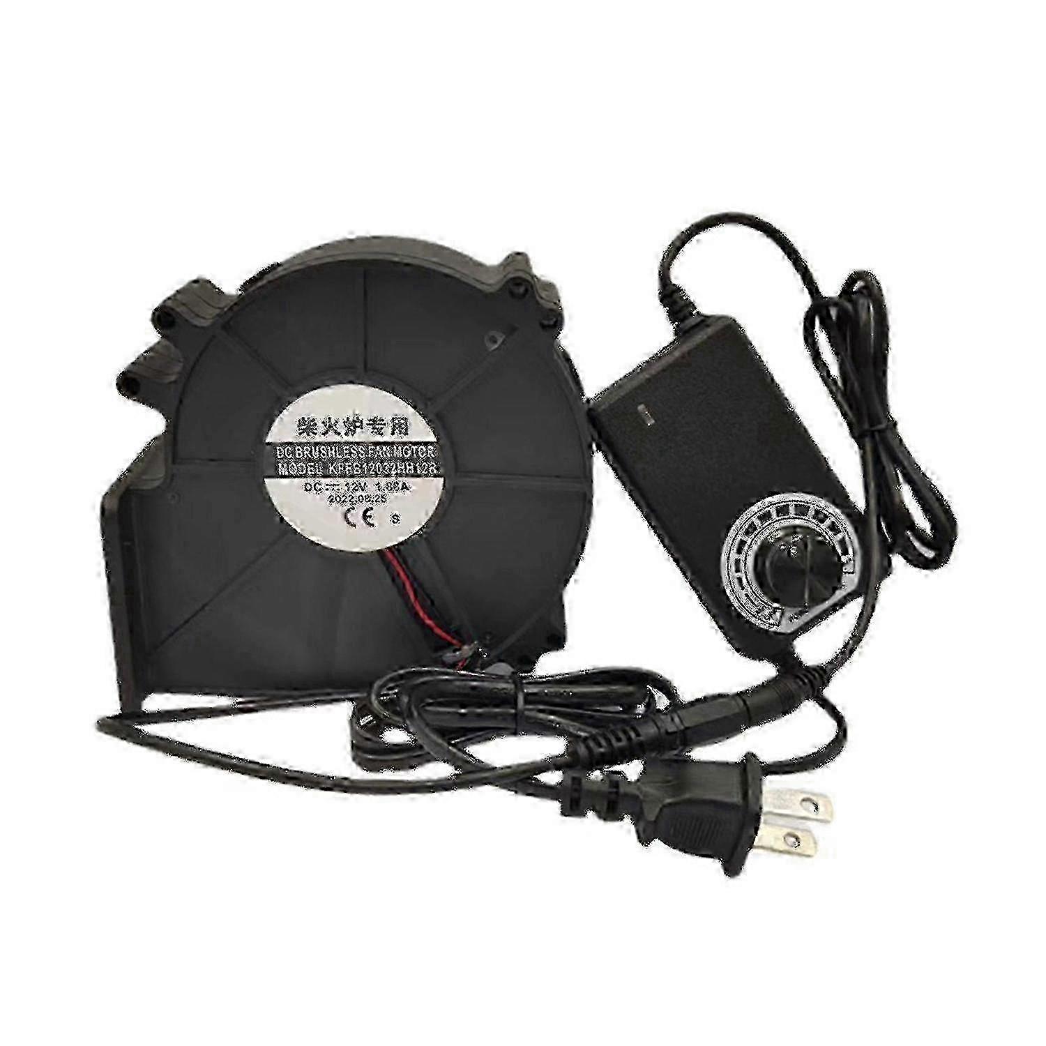 110V 220V AC Powered Variable Speed Blower Fan with Speed Controller, Inflatable Replacement Fan