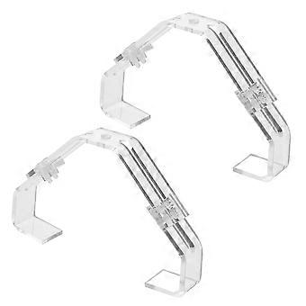 Lot de 2 supports de lampe pour reptiles : support de lampe en métal pour aquarium, pince de suspension pour terrarium en verre, amphibiens terrestres
