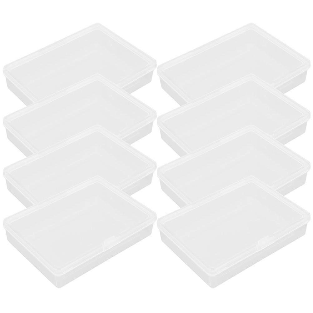 8Pcs Playing Card Storage Boxes for Storage Transparent Plastic Cases