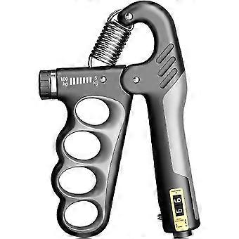 SZW-Håndgrepsforsterker, Underarmsgrepsforsterker, Justerbar motstand, 5–100 kg (grå)