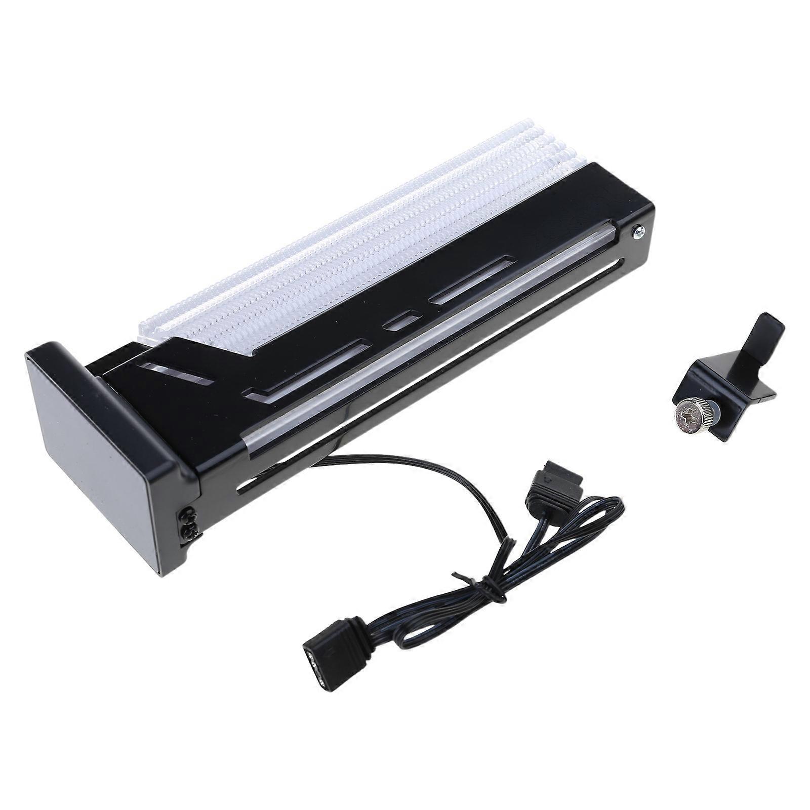Dayanıklı ARGB Dikey Grafik Kartı Tutucu Dikey GPU Tutucu GPU'yu Güvenli ve Emniyetli Tutun 5V ARGB Sistemi Siyah için Uyumlu