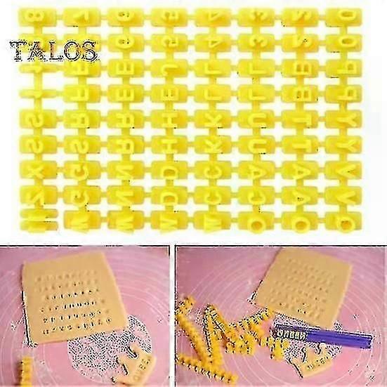 Biscuit mold set, plastic material with letter design, practical and multi-purpose