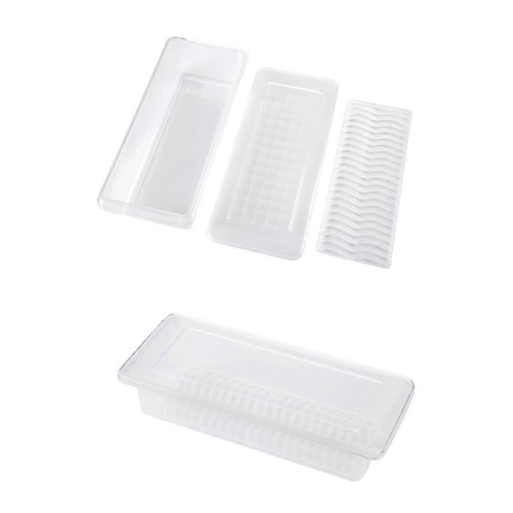 Fruit Crisper Rectangular Food Sealing Storage Box Refrigerator Storage Box
