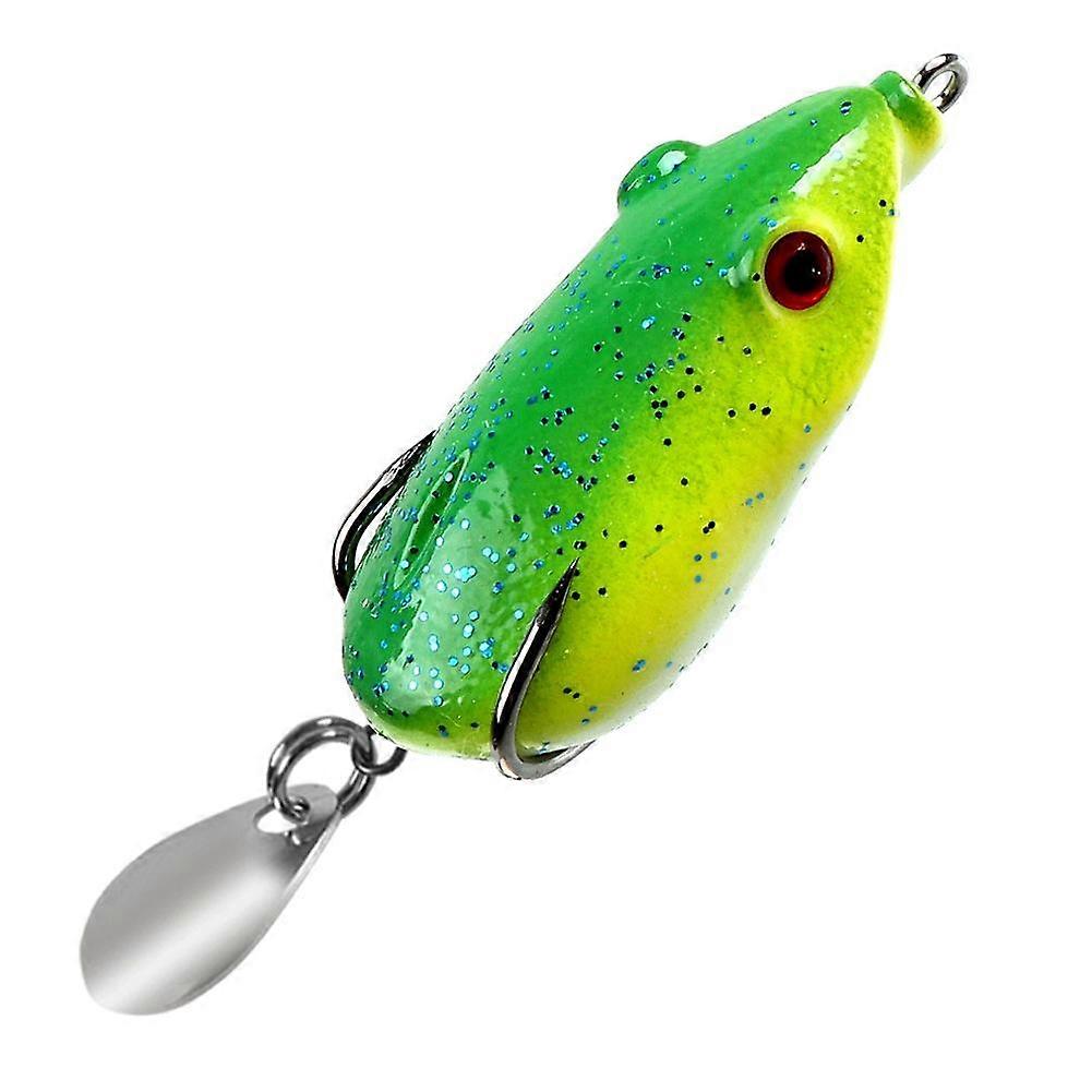 1x Micro Frog Oberflächenköder, weicher Angelköder, schwimmender Angelköder M7E7as09
