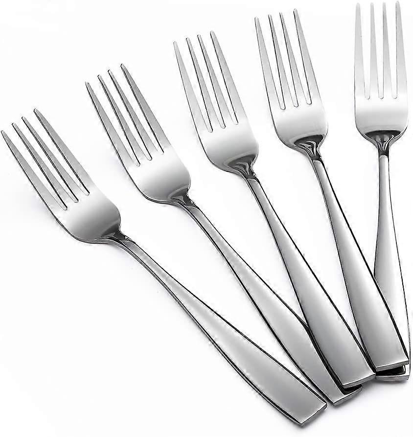 Conjunto de Garfos de Salada de Aço Staintess, 6,7 polegadas, 12 peças