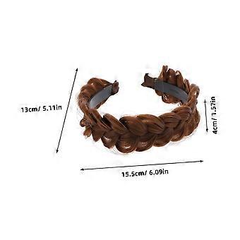 Moda Donne Parrucca Fasce Hairband Set per le Donne Dentata Fascia Multi