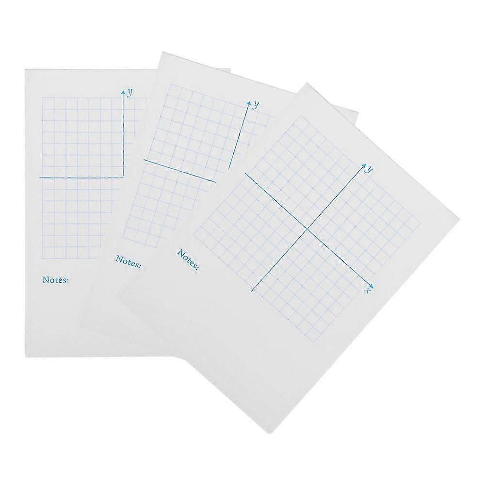 Xy Coordinate Graph Paper Notebook for Writing Use 3Pcs