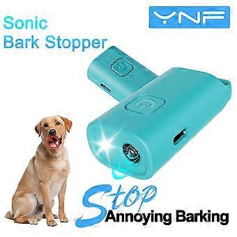 Portable Ultrasonic Dog Barking Deterrent Device, Sonic Bark Stopper with Anti-Bark Training, Safe and Effective for Indoor Outdoor Use