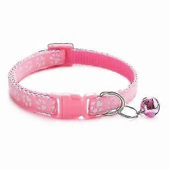 Adjustable Cute Cats Bell Collar For Cat Dog Necklace 26-27