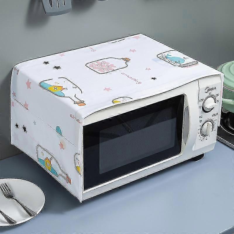 Multifunction Oven Microwave Dust Cover with Pocket Kitchen Grease Proof Protector