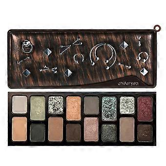Qianyan 16-Color Eyeshadow Palette Limited Edition Ember Punk Style