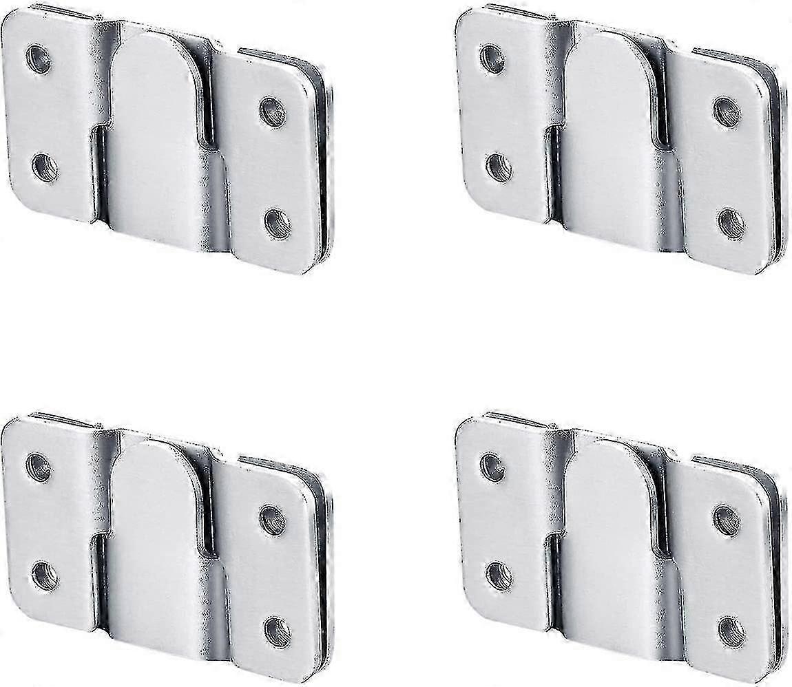 Flush Mount Brackets, Headboard Wall Fixing Brackets Wall Mount Interlocking Z Clip Hook Hardware Fo