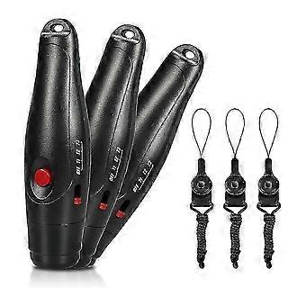 3 Pack Electronic Whistle No-Blow Whistles Emergency Whistle for Coaches, Referees, Teachers, Emergency Use