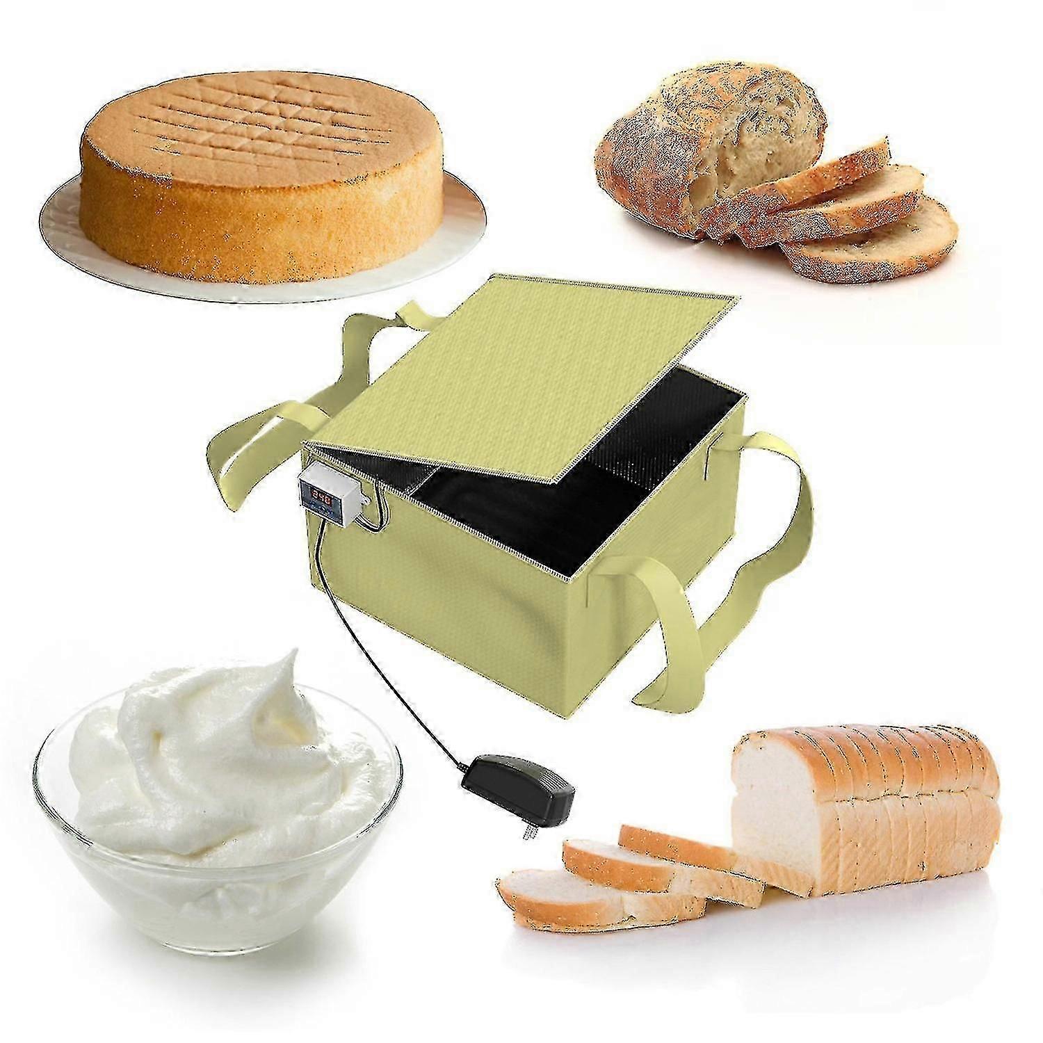 Versatile Dough Proofer With Temperature Control For Baking & Fermentation,making Bread, Yogurt, Nat