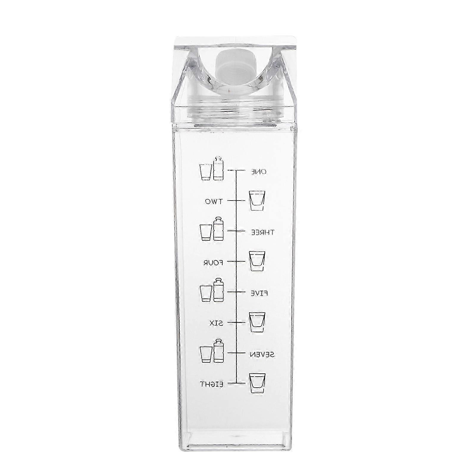 Transparent Plastic Milk Cup for Storage Practical Beverage Cup