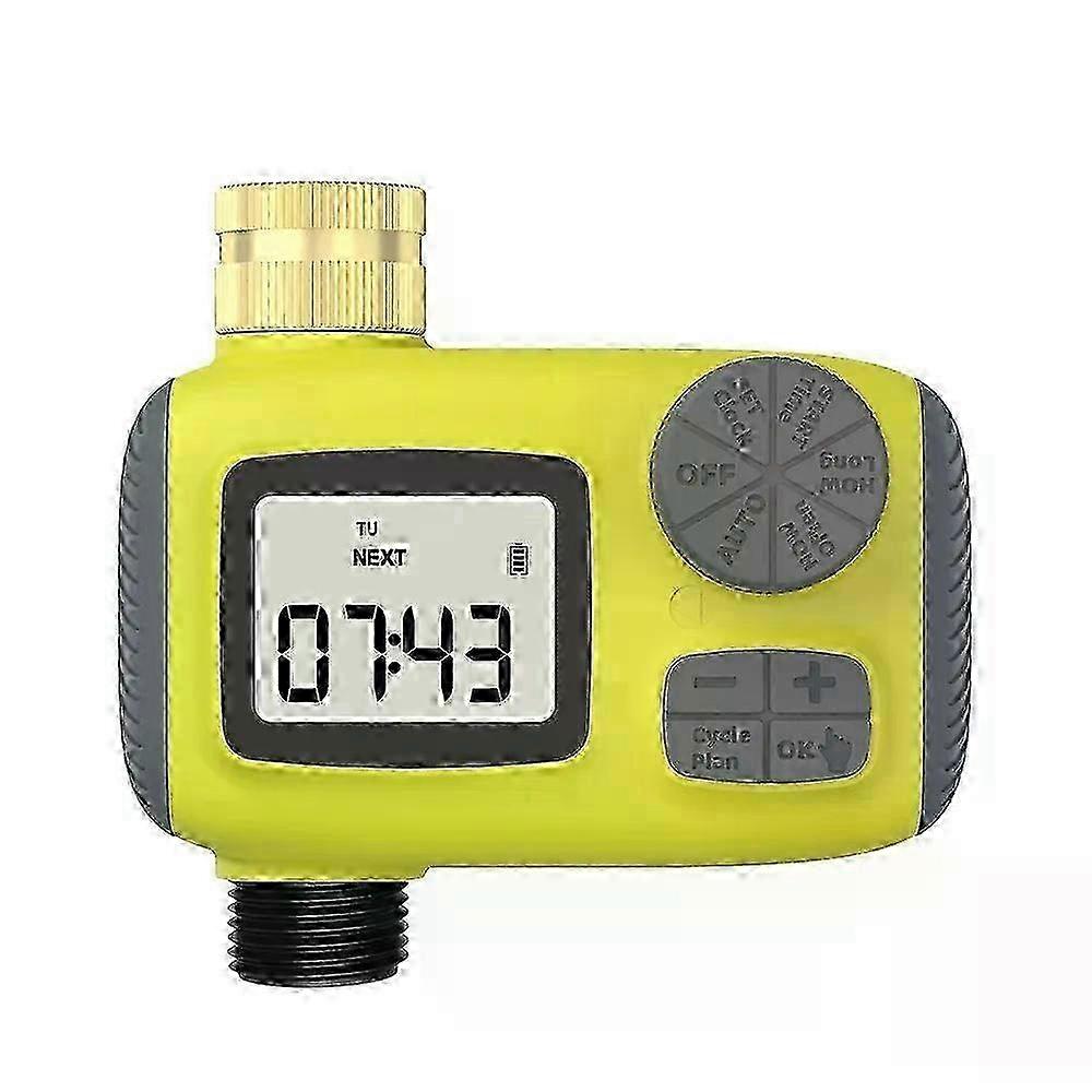 Automatic watering timer for garden with 3 independent outlets