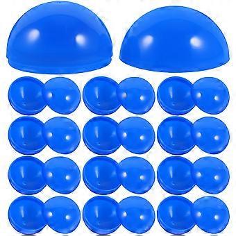 50pcs Activity Lottery Balls Small Funny Colorful Activity Hollow Balls for Game Party (40mm Diameter Blue)